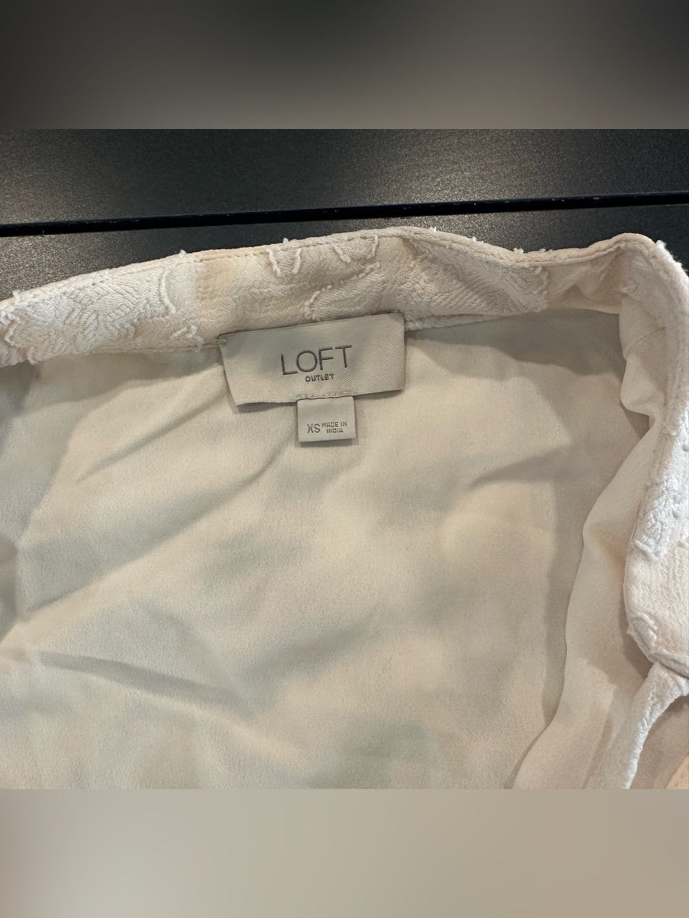 LOFT Cream Blouse